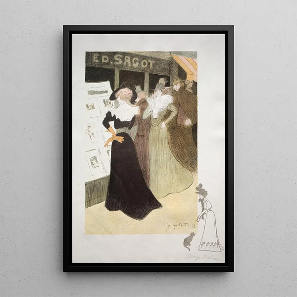 Galería Sagot - Georges Alfred Bottini — cuadro enmarcado en la pared