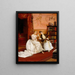 Confidences - Georges Croegaert — cuadro enmarcado en la pared