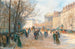 París Flâneurs à la Madeleine - Georges Fraipont — vista de la obra