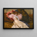 Mujer acostada - Georges Jules Victor Clairin — cuadro enmarcado en la pared