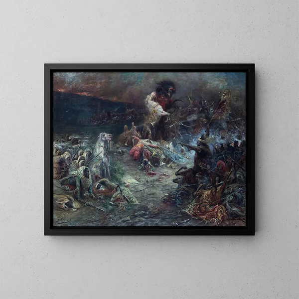 El Carnage - Georges Jules Victor Clairin — cuadro enmarcado en la pared