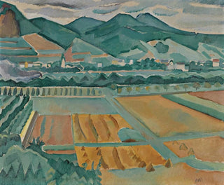 Landscape Painting in the South of France - Georges Kars — artwork view