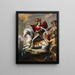 La charité de saint Martin - Georges Lallemant — cuadro enmarcado en la pared