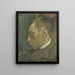 Retrato de Verhaeren - Georges Lemmen — cuadro enmarcado en la pared