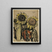 de Girasoles - Georges Lemmen — cuadro enmarcado en la pared