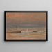 Sunset Landing Ships - Georges Ricard-Cordingley — framed artwork on a wall