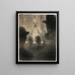 Café-concert - Georges Seurat — framed artwork on a wall