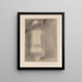 Niño en blanco - Georges Seurat — cuadro enmarcado en la pared