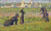Figuras en un paisaje - Georges Seurat — vista de la obra