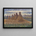 Meules de heno - Georges Seurat — cuadro enmarcado en la pared