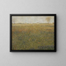 La Luzerne en Saint-Denis - Georges Seurat — cuadro enmarcado en la pared