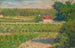 La casa con techo rojo - Georges Seurat — vista de la obra