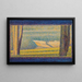 Bateaux amarrés et arbres - Georges Seurat — cuadro enmarcado en la pared