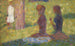 Estudio de figuras para La Grande Jatte - Georges Seurat — vista de la obra