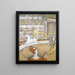 El Circo - Georges Seurat — cuadro enmarcado en la pared