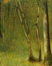 La Forêt de Pontaubert - Georges Seurat — artwork view