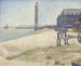 El faro de Honfleur - Georges Seurat — vista de la obra