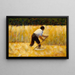 The Reaper - Georges Seurat — framed artwork on a wall