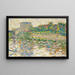 La Seine à Courbevoie - Georges Seurat — cuadro enmarcado en la pared