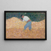 El rompedor de piedras - Georges Seurat — cuadro enmarcado en la pared
