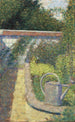 L'regadera Jardín en Raincy - Georges Seurat — vista de la obra