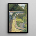 L'regadera Jardín en Raincy - Georges Seurat — cuadro enmarcado en la pared