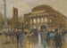Teatro del Châtelet y Torre de San Jaime París - Georges Stein — vista de la obra
