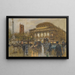 Teatro del Châtelet y Torre de San Jaime París - Georges Stein — cuadro enmarcado en la pared