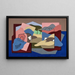 Los bueyes en la montaña - Georges Valmier — cuadro enmarcado en la pared