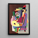 The Piano Lesson - Georges Valmier — framed artwork on a wall