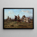 Dressage - Georges Washington — framed artwork on a wall