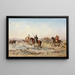 La Caza - Georges Washington — cuadro enmarcado en la pared