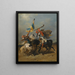 The Fight - Georges Washington — framed artwork on a wall