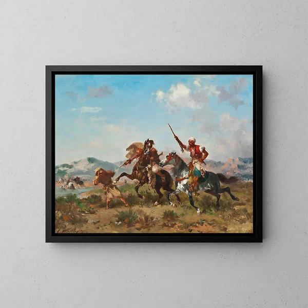 El grupo de saqueo - Georges Washington — cuadro enmarcado en la pared