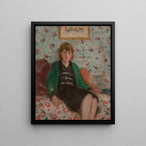 Georges dEspagnat - Jeune femme dans lintrieur.webp