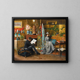 Madame Boude - Georges de Saint-Cyr — cuadro enmarcado en la pared