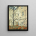 La Cour Lacordaire at the Carmelite Convent on Vaugirard Street - Georges-Émile Carette — framed artwork on a wall