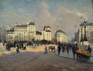 Vista del Puente Nuevo - Georges-Émile Carette — vista de la obra