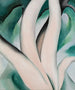 Birch Trees at Dawn on Lake George - Georgia O'Keeffe — artwork view