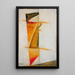 Construcción de color - Georgy Stenberg — cuadro enmarcado en la pared