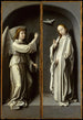 Arcángel Gabriel y la Virgen de la Anunciación - Gerard David — vista de la obra