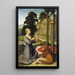San Jerónimo en el desierto - Gerard David — cuadro enmarcado en la pared