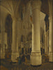 Interior de la Nieuwe Kerk en Delft con la tumba de Guillermo I - Gerard Houckgeest — vista de la obra