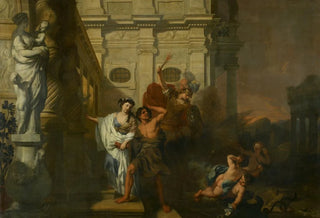 Gerard de Lairesse - De tuchtiging leidt een behoeftige.webp