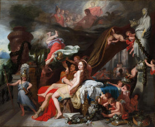 Hermès painting ordering Calypso to release Ulysses - Gerard de Lairesse — artwork view