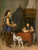 ficier writing a letter to a trumpeter - Gerard ter Borch — artwork view