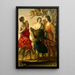 Méléagre y Atalante - Gerard van Honthorst — cuadro enmarcado en la pared