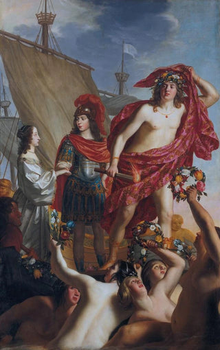 Gerard van Honthorst - The debarkation of Mary Stuart greeted by Willem II.webp