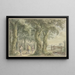 Paisaje con árboles, valla de pastoreo y figuras - Gerard van Rossum — cuadro enmarcado en la pared