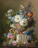 naturaleza muerta de flores con un jarrón de alabastro - Gerard van Spaendonck — vista de la obra